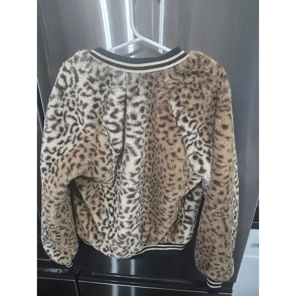 Cheetah Print Fur Coat - Art Class - M (7/8)